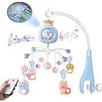 ドローイング『Baby Mobile』 Amazon.com : Baby Mobile Rotary Music Box Imitation Wood